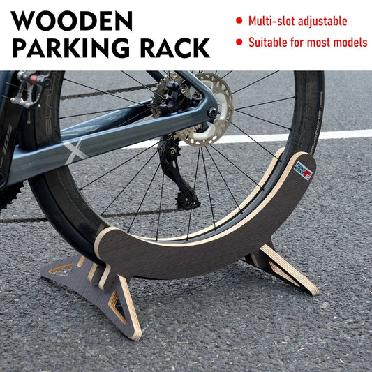 ThinkRider Wooden Indoor Bike Stand – Eco-Friendly Storage - Wanderbike